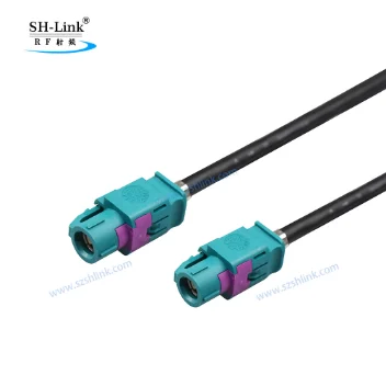 RF Coaxial Hsd Female Jack to Jack Cable Assembly 100 Ohm